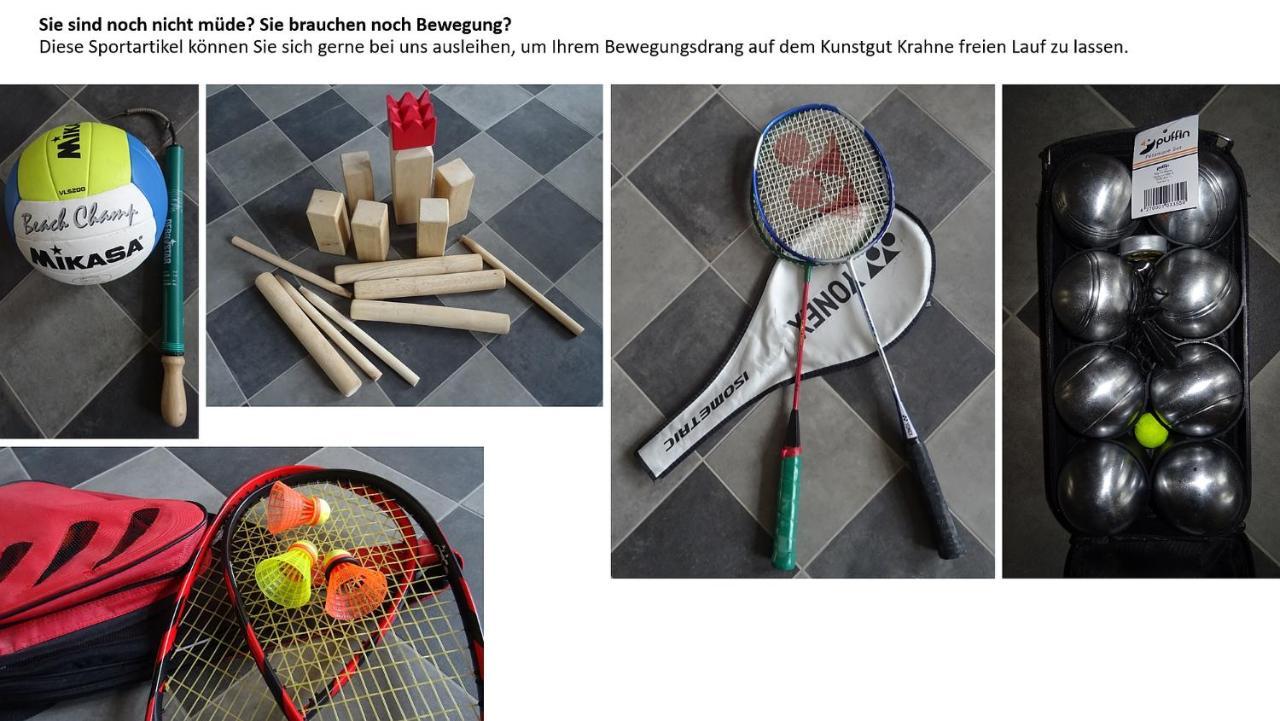 Fewo "Biene" Im Kunstgut Krahne Lehnin Exterior foto